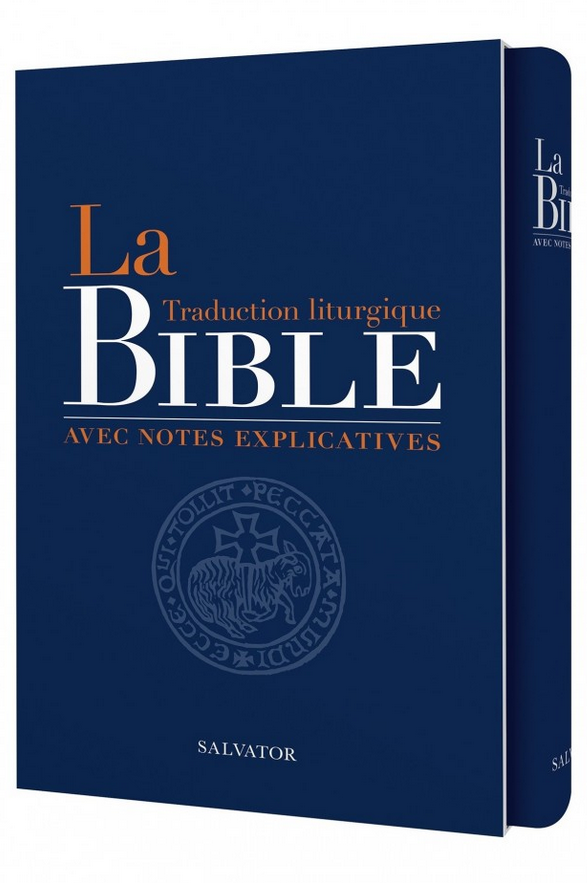 Photo de la nouvelle traduction de la Bible qui vient de sortir aux Éditions Salvator