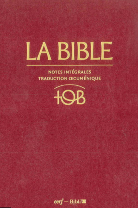 Page de couverture de la Traduction œcuménique de la Bible, 3e édition (version intégrale)